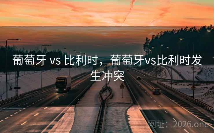葡萄牙 vs 比利时,葡萄牙vs比利时发生冲突