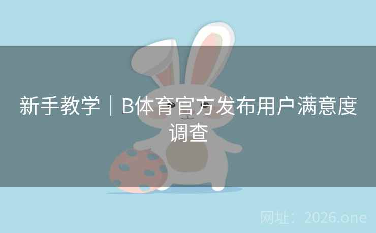 新手教学|B体育官方发布用户满意度调查