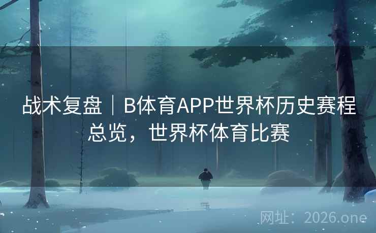 战术复盘｜B体育APP世界杯历史赛程总览，世界杯体育比赛