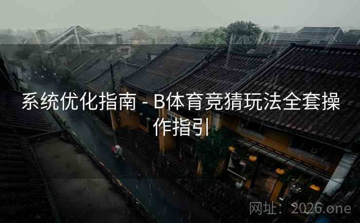 系统优化指南 - B体育竞猜玩法全套操作指引